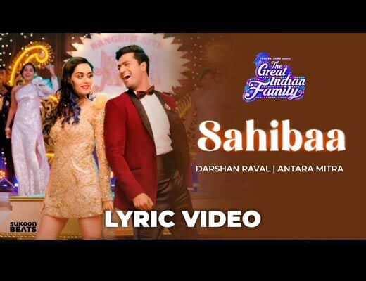 Sahibaa Hindi Lyrics – Darshan Raval